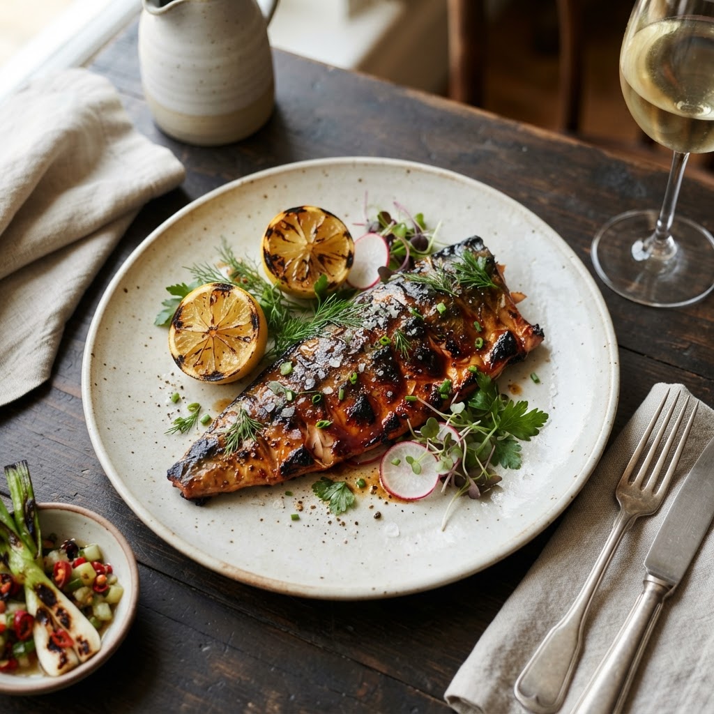 bbq mackerel