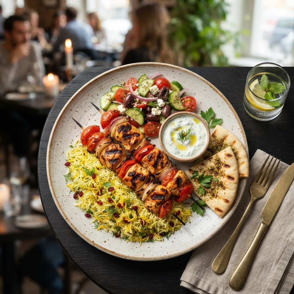 Chicken Kabob Plate