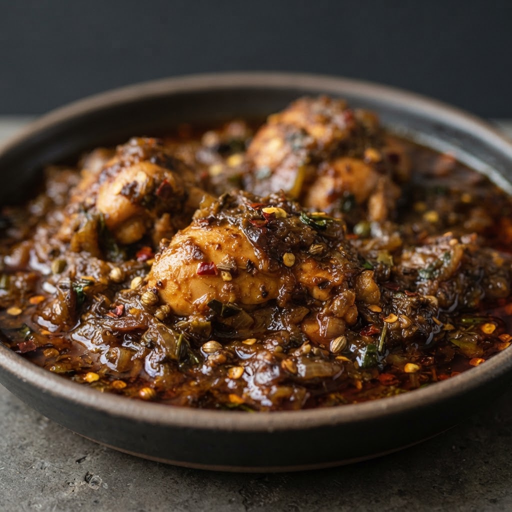 C-3. Chicken In Thick Curry Sauce ( Extra Spicy)