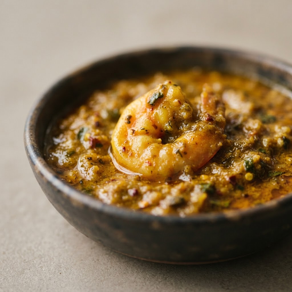 SF-6. Shrimp In Thick Curry Sauce