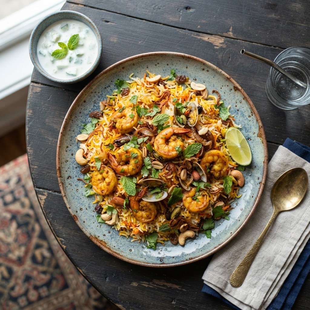 Shrimp Biryani