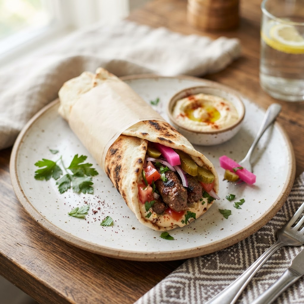 Kafta Kabob Wrap