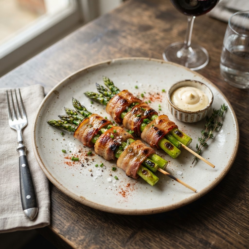 Bacon Asparagus Skewers (2pcs)