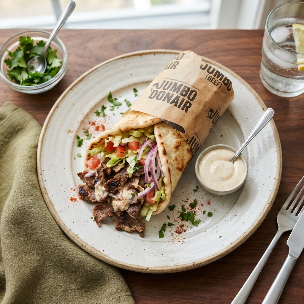Jumbo Donair (chicken or beef)