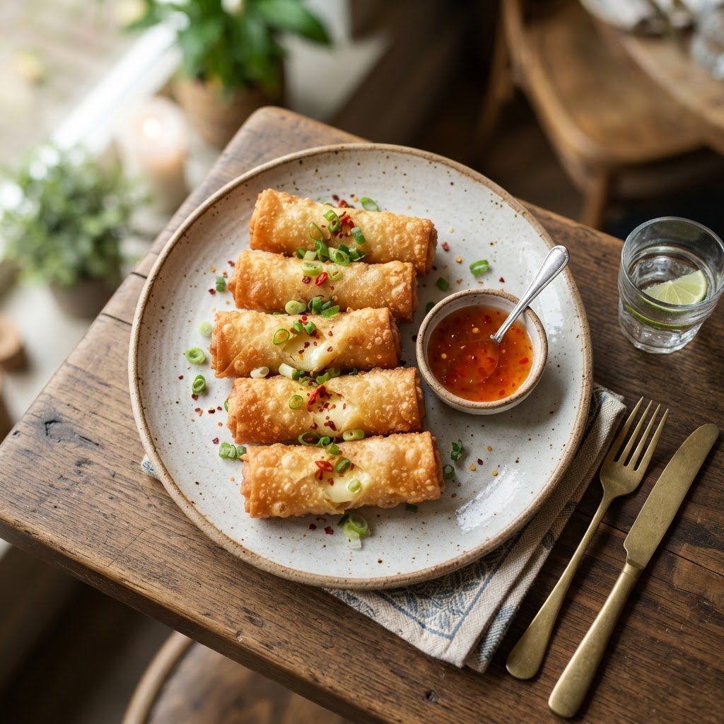 Cheese Spring Rolls