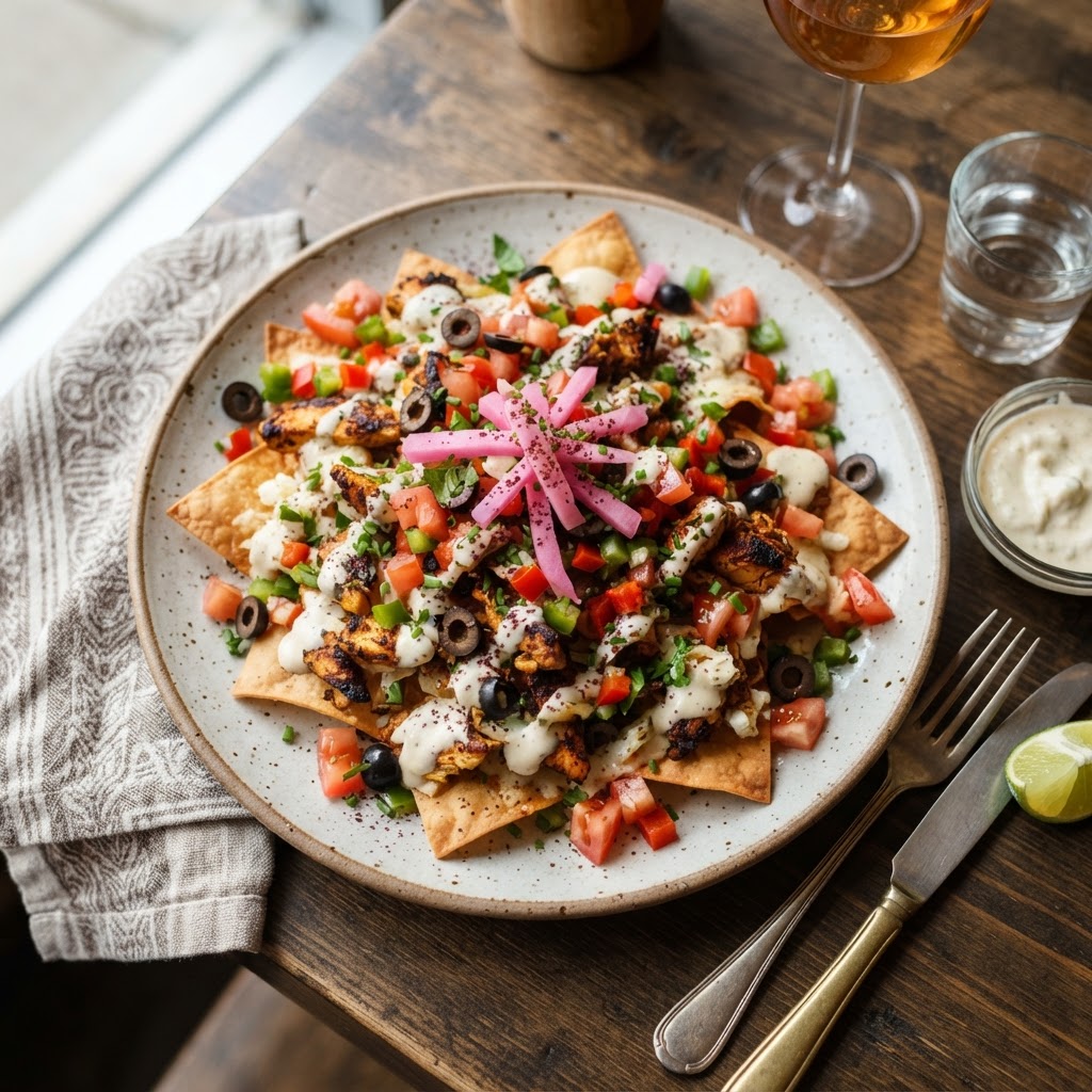 Shawarma Puso Nachos Plate