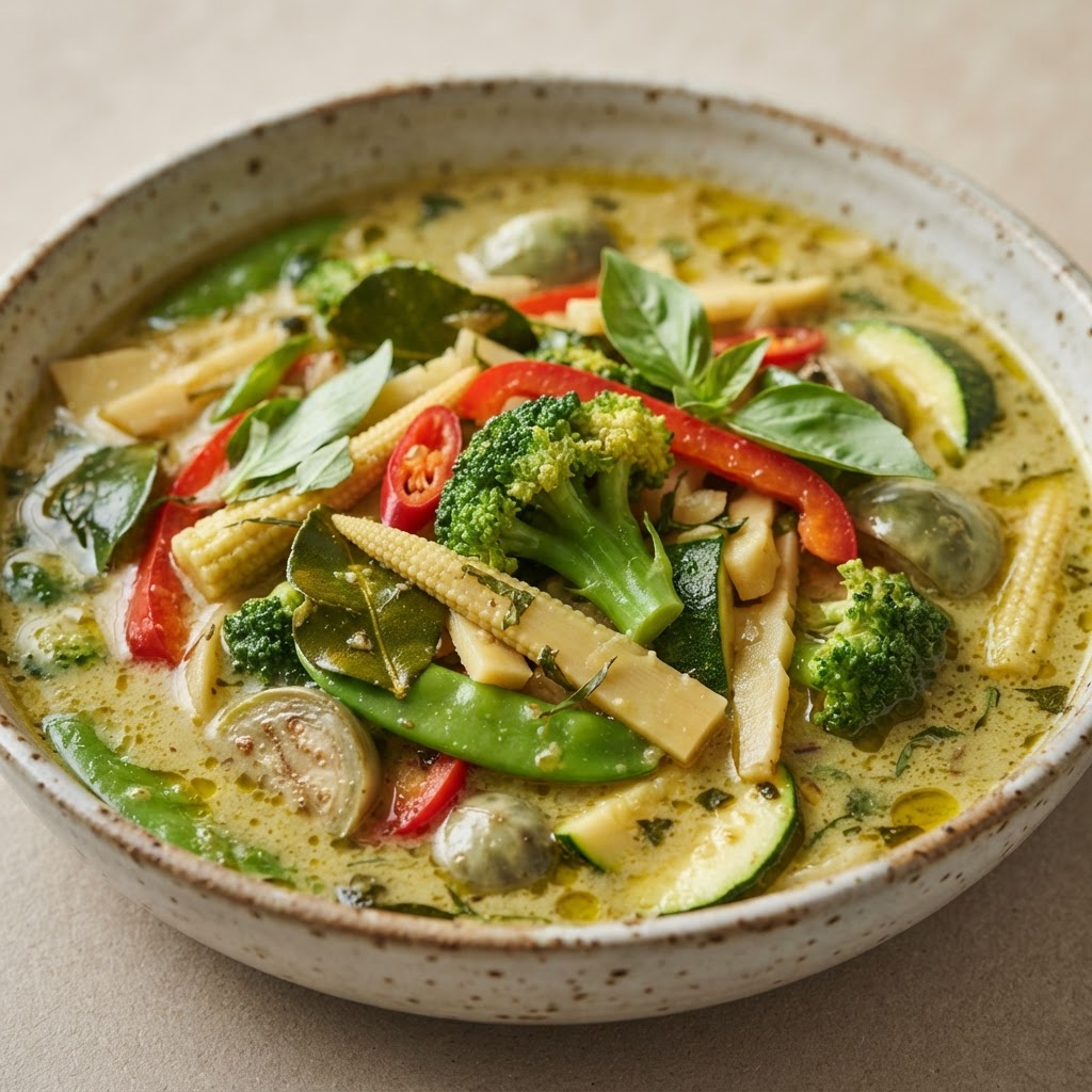 Green Curry Veggie Lunch