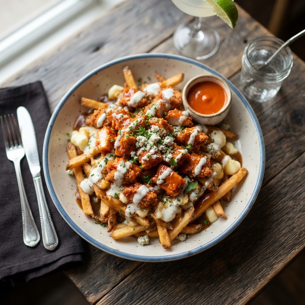 buffallo chicken poutine