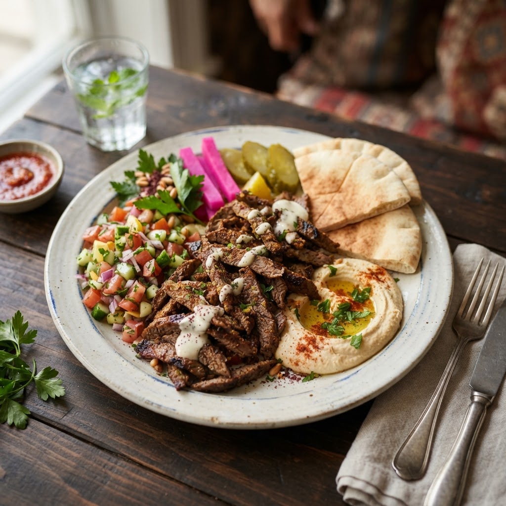 Beef Shawarma Plate