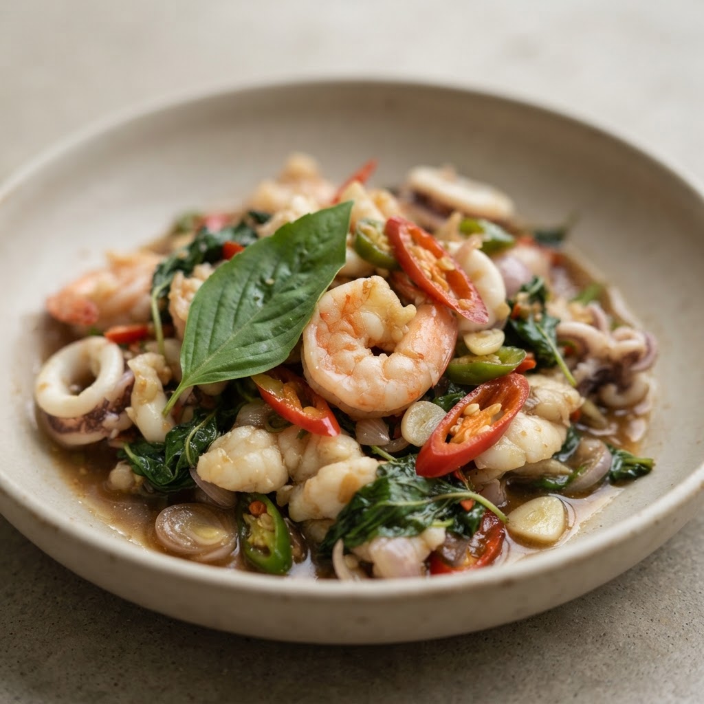 SF-2. Basil Seafood (Medium Spicy)