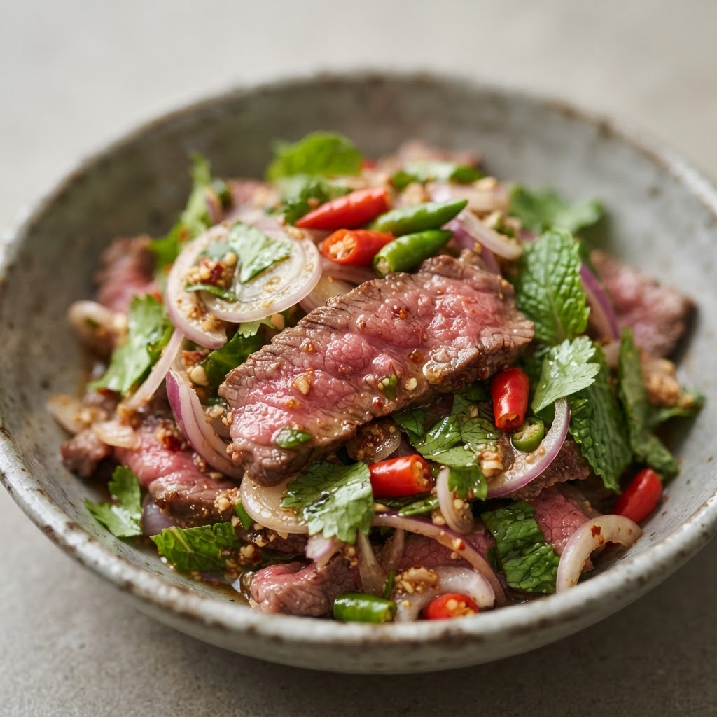 Y-1. Spicy Beef Salad
