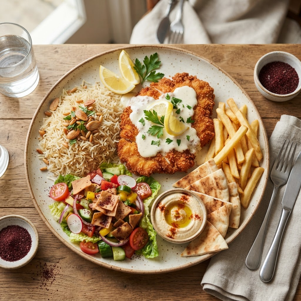 Chicken Cream Chop Plate