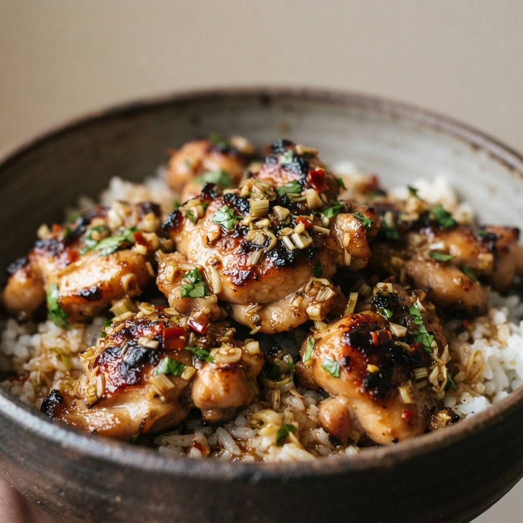 Lemongrass Chicken Lunch