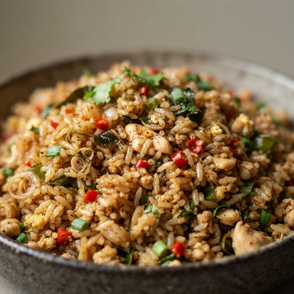 R.14. Chicken Lemongrass Fried Rice (Extra Spicy)