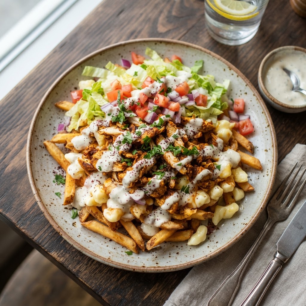 Chicken Shawarma Poutine