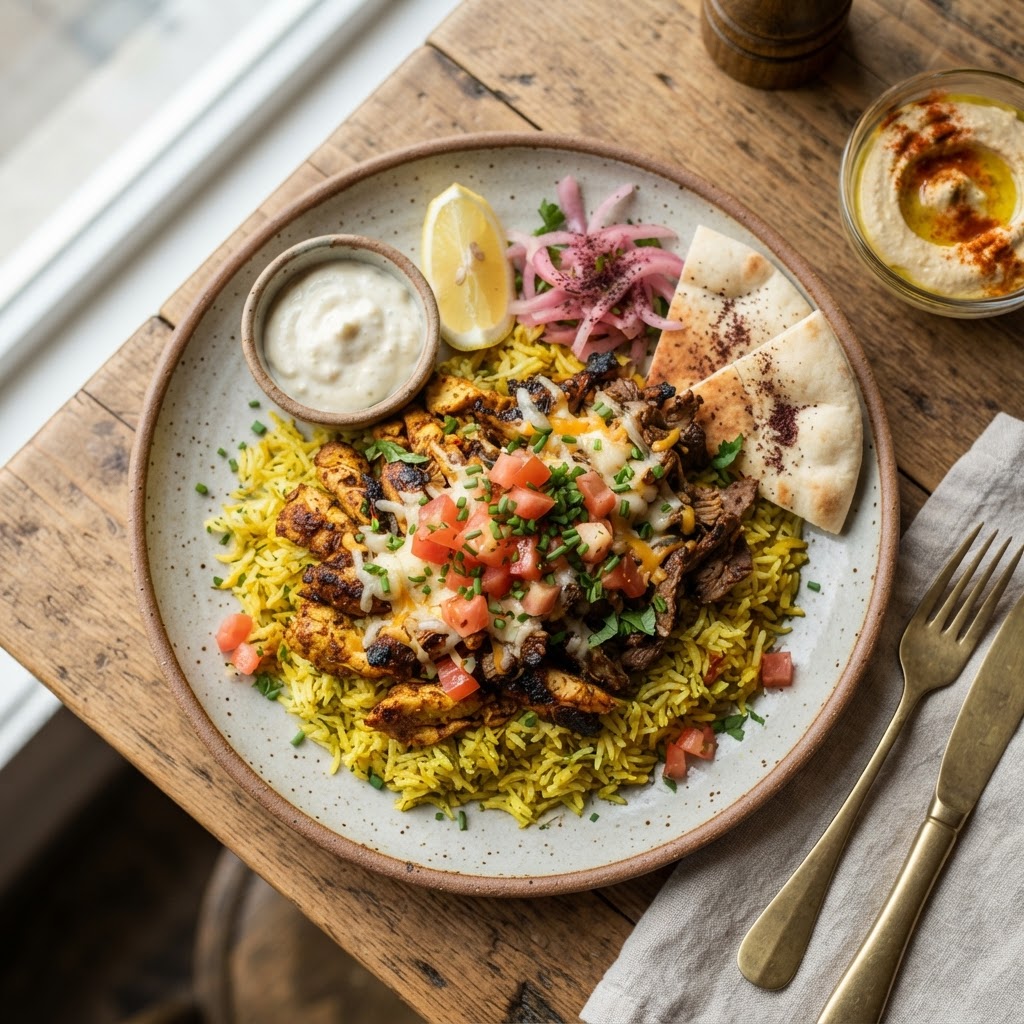 Shawarma Rice Plate