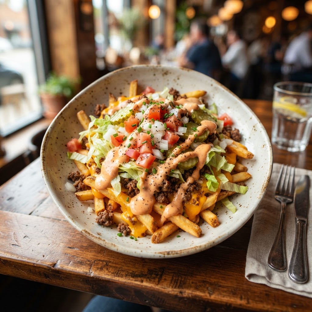 Cheeseburger Poutine