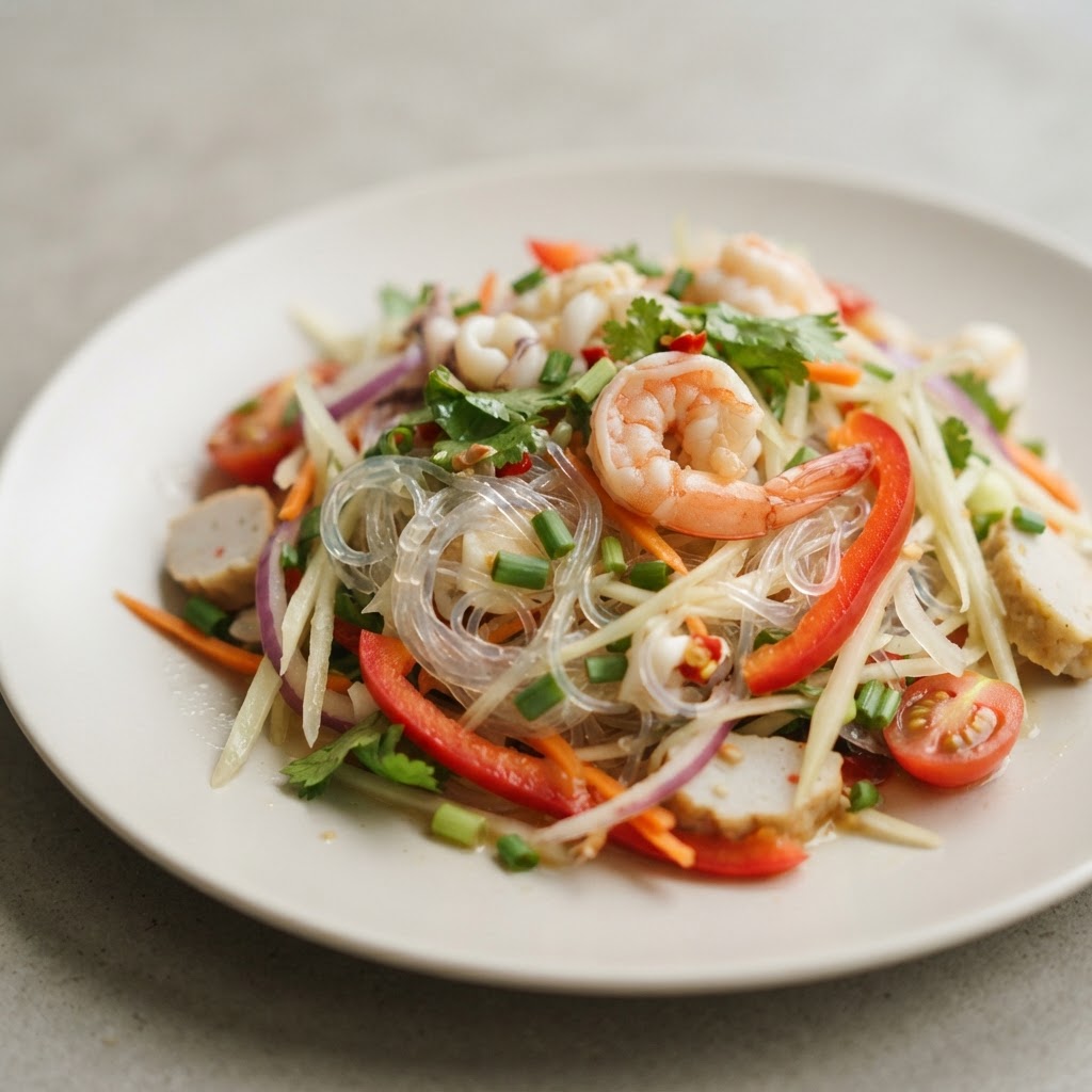 Y-5. Seafood Glass Noodle Salad