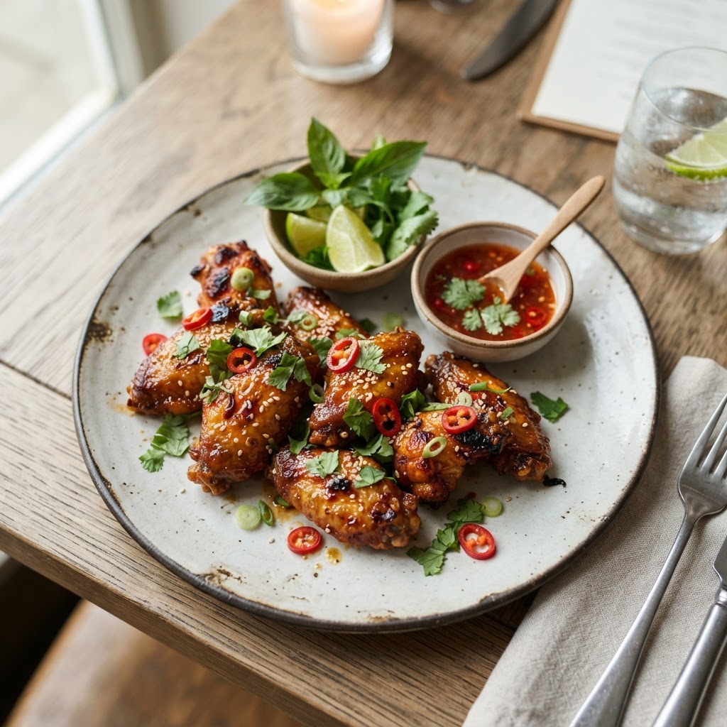 Thai Styled Chicken Wings