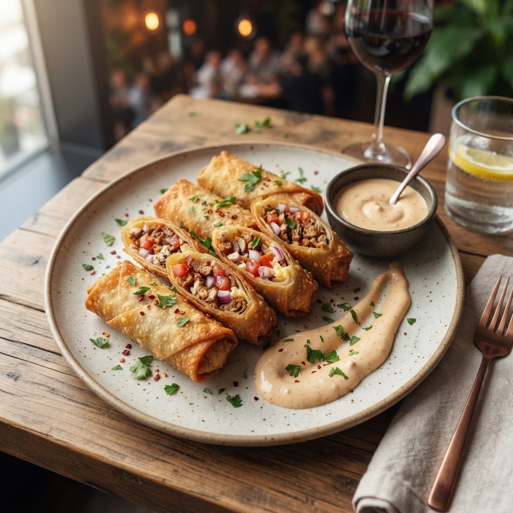 Donair Spring Rolls