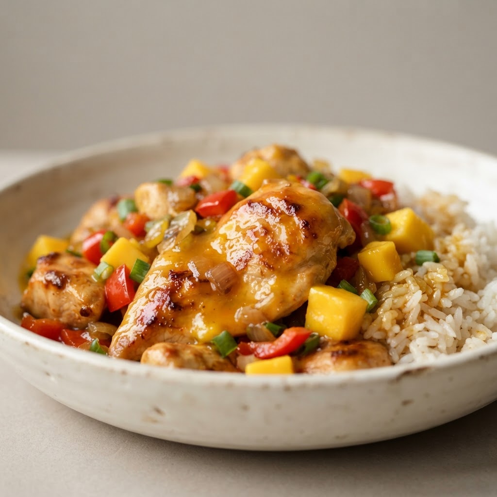 Mango Chicken Lunch