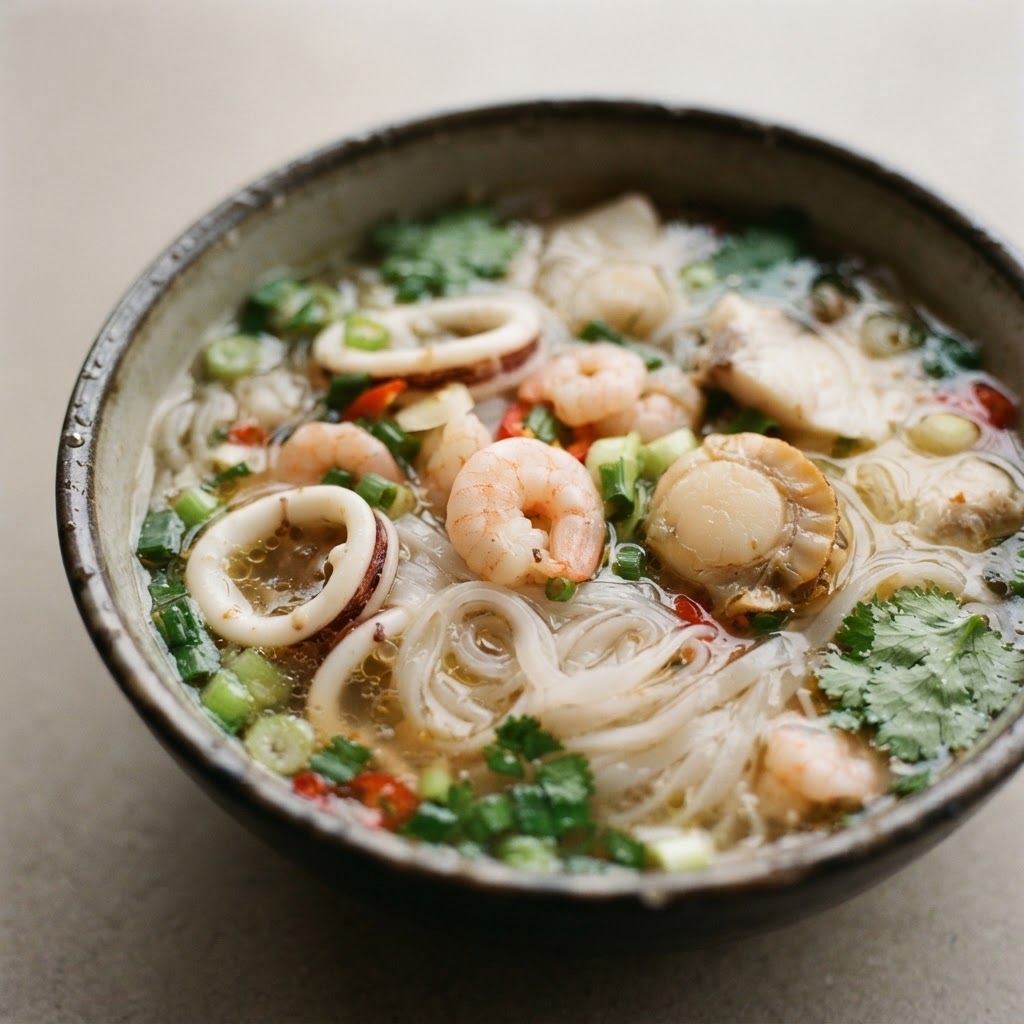 S-10. Seafood Pho Noodle Soup