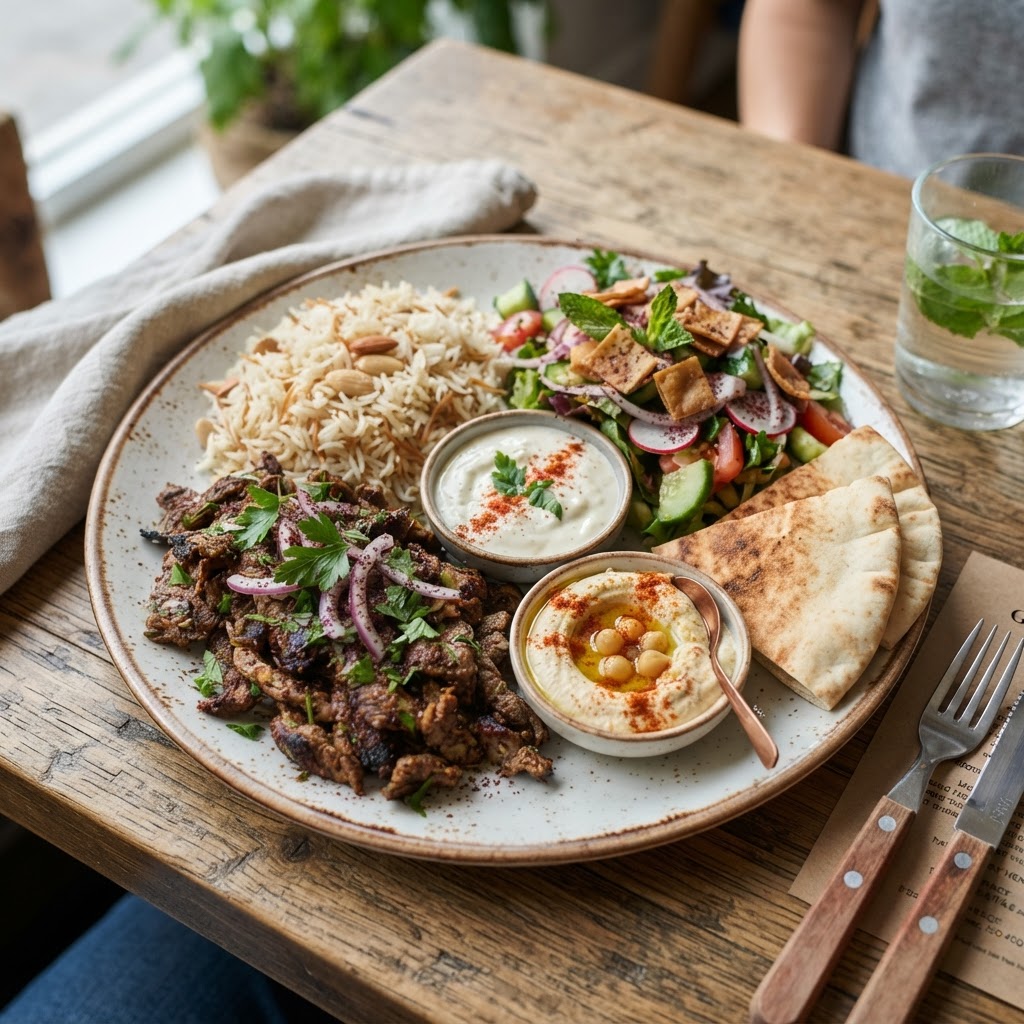Beef Shawarma Plate