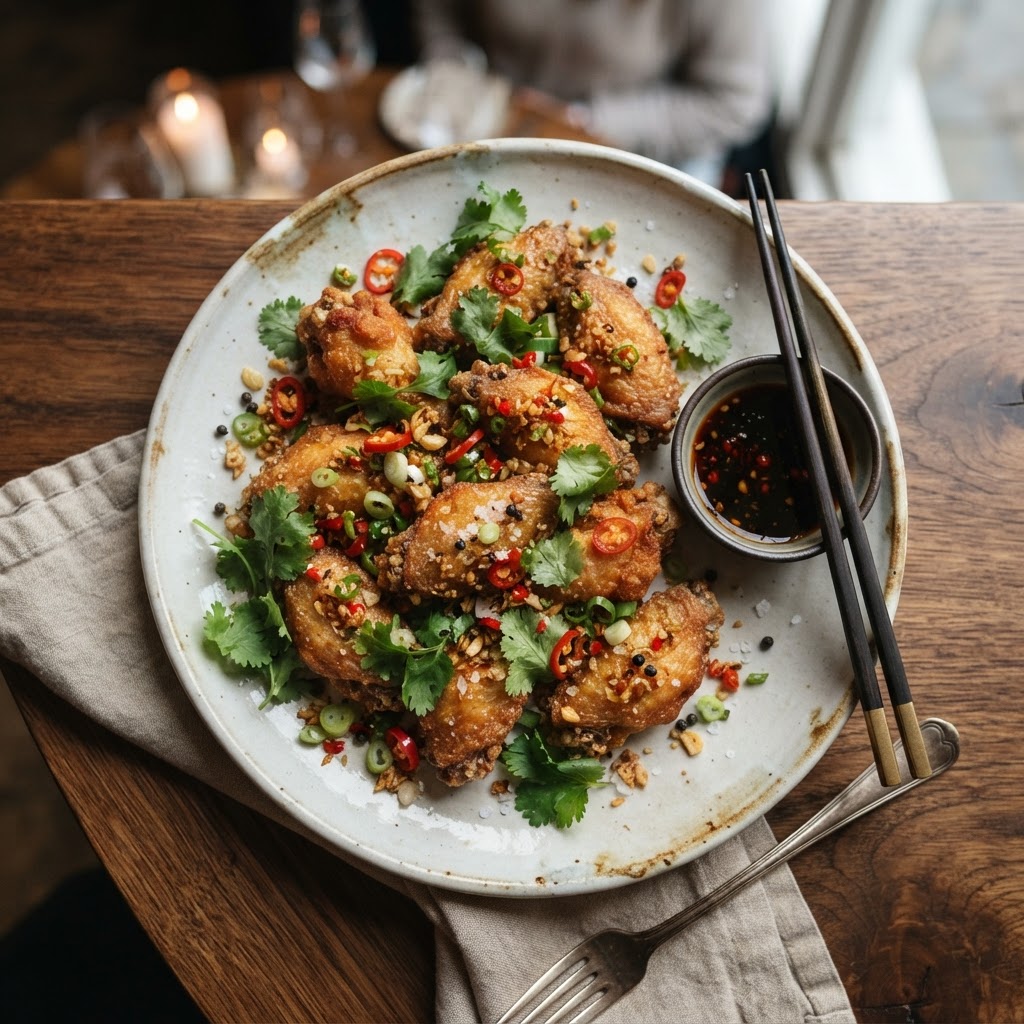 Salt & pepper wings