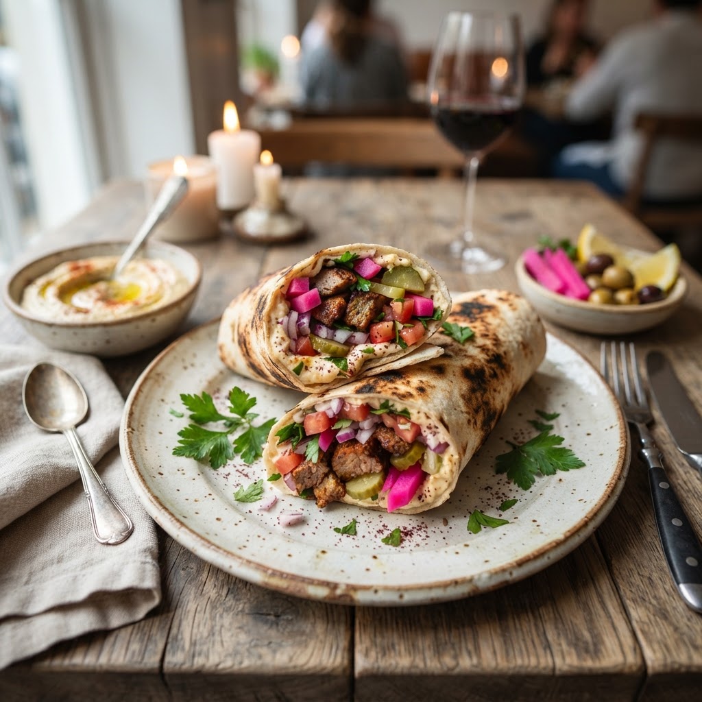 Lamb Kabob Wrap