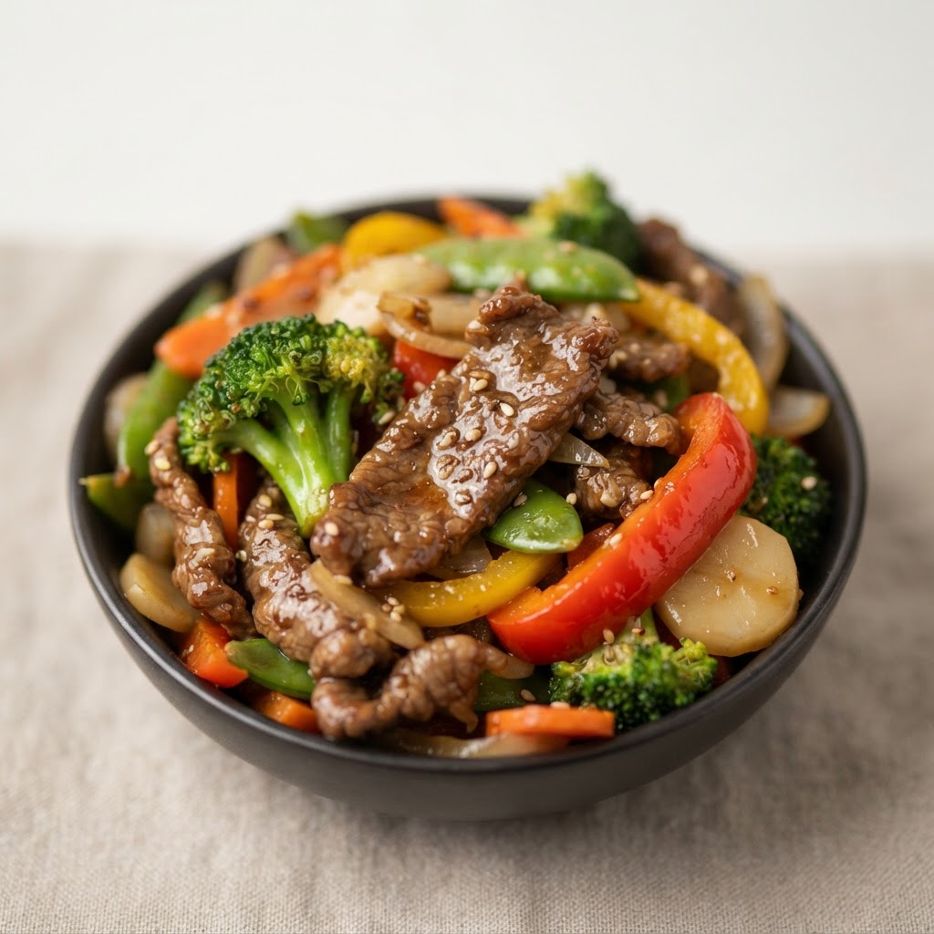 B-8. Beef Veggie Stir Fried