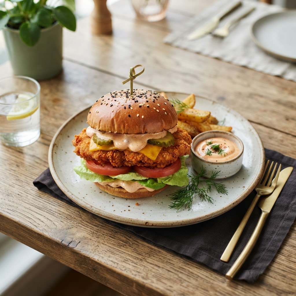 Spicy Chicken Burger