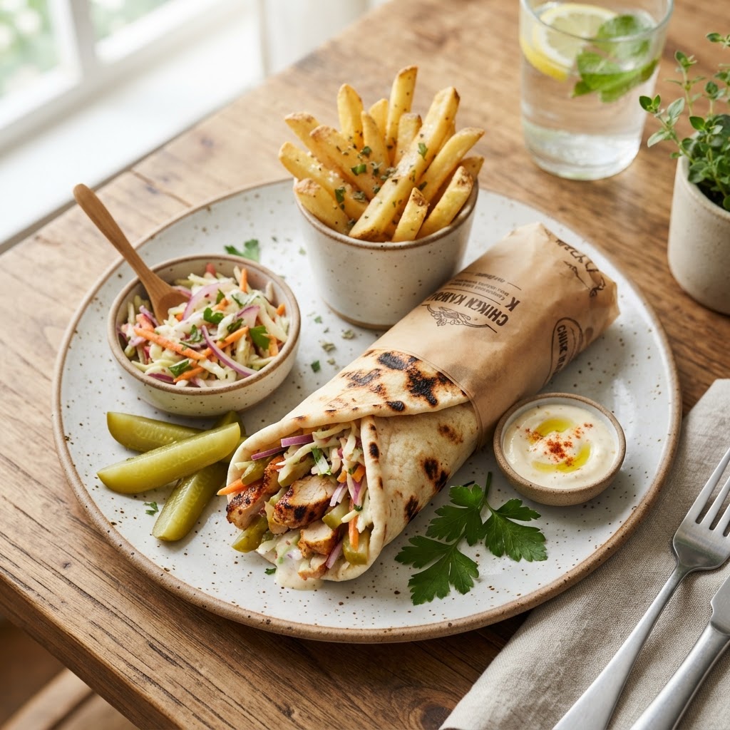 Chicken Kabob Wrap