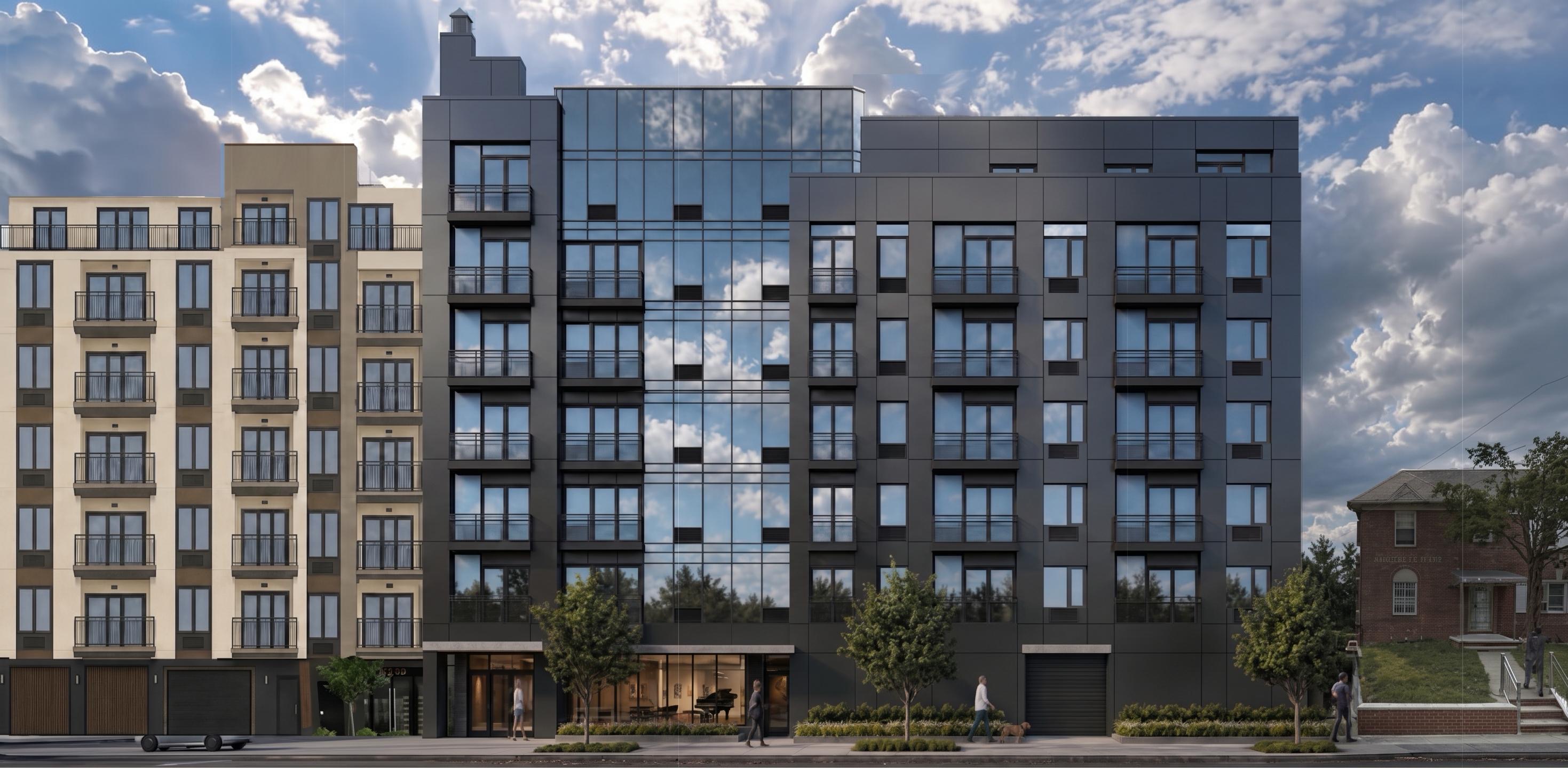 Modern cladding building
