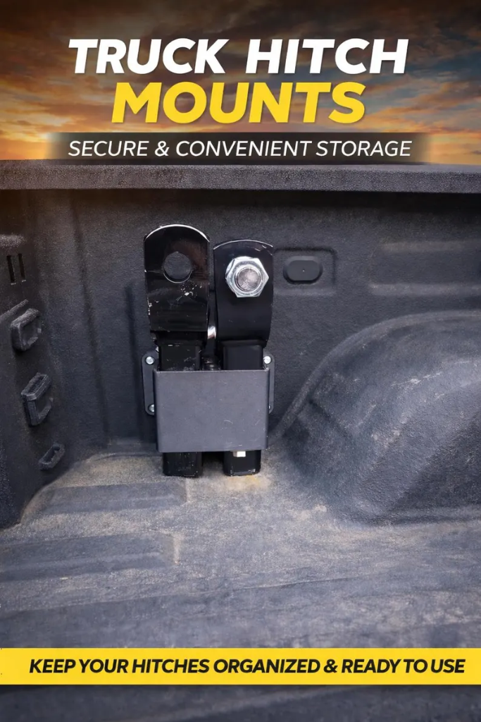 Truck Box Hitch Storage — Double (2 Hitches) — view 2