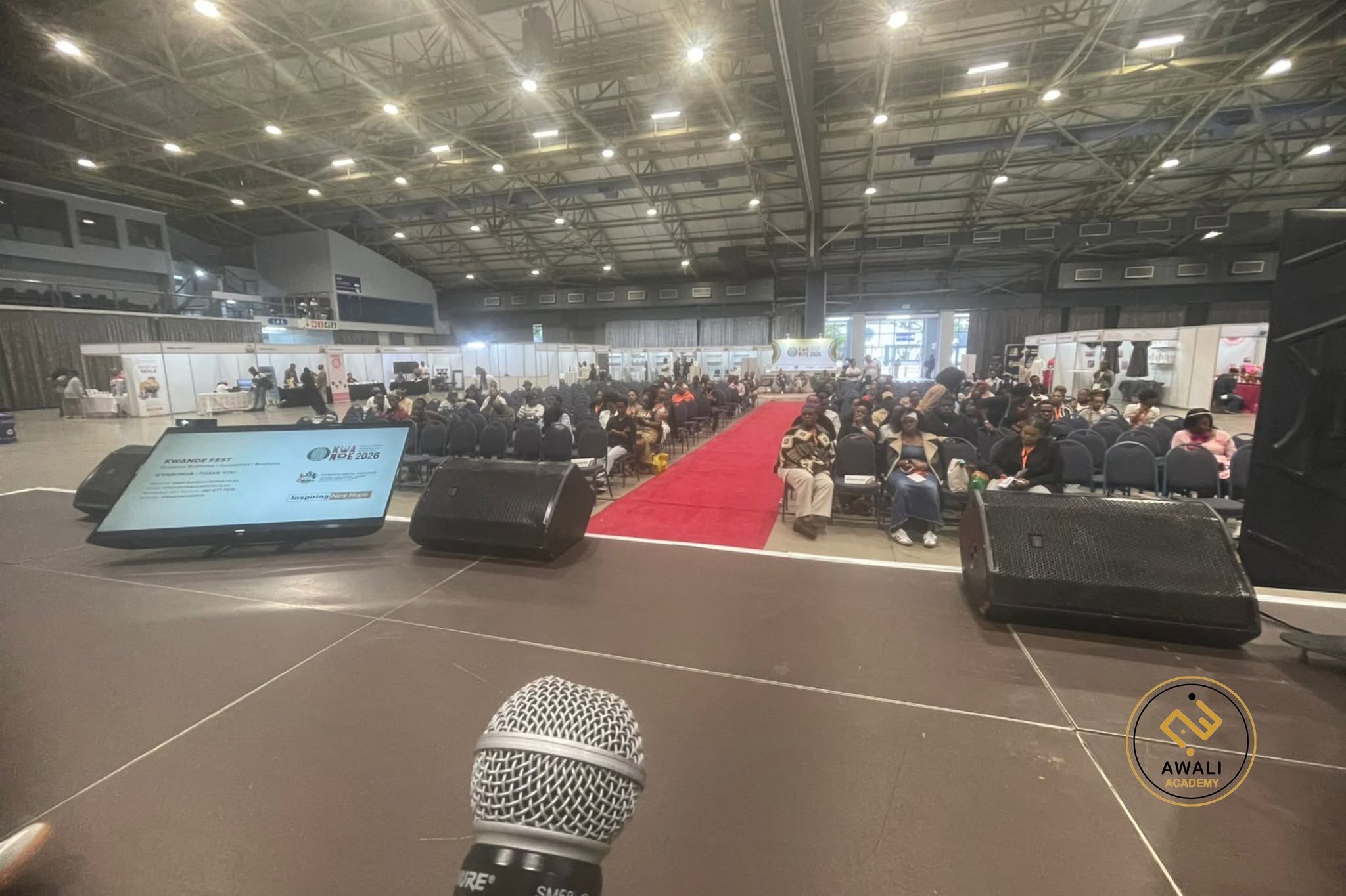 Awali Academy community event with large audience