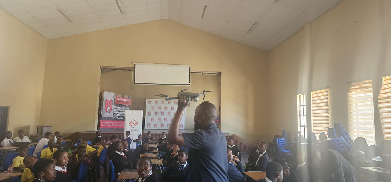 Awali Academy school learners exploring drone technology