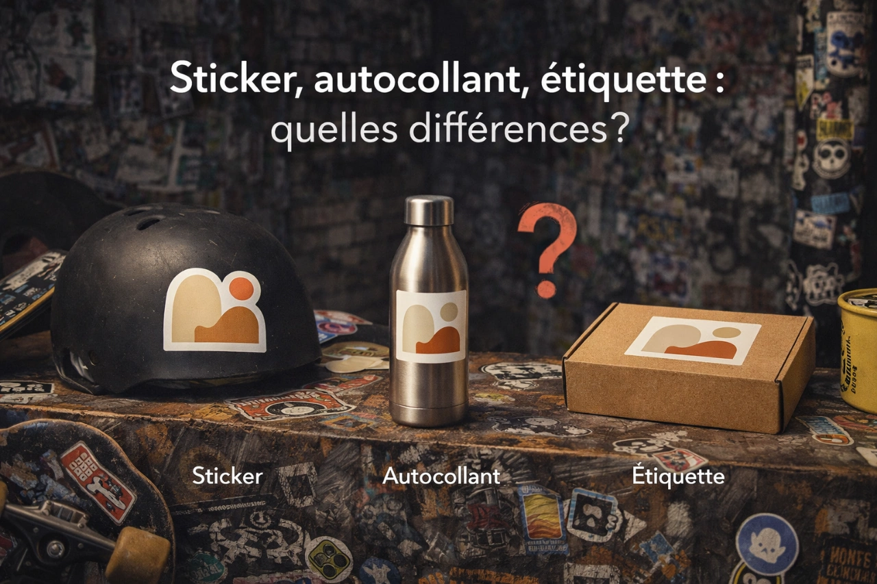 Sticker, autocollant ou étiquette : comprendre les différences pour mieux choisir