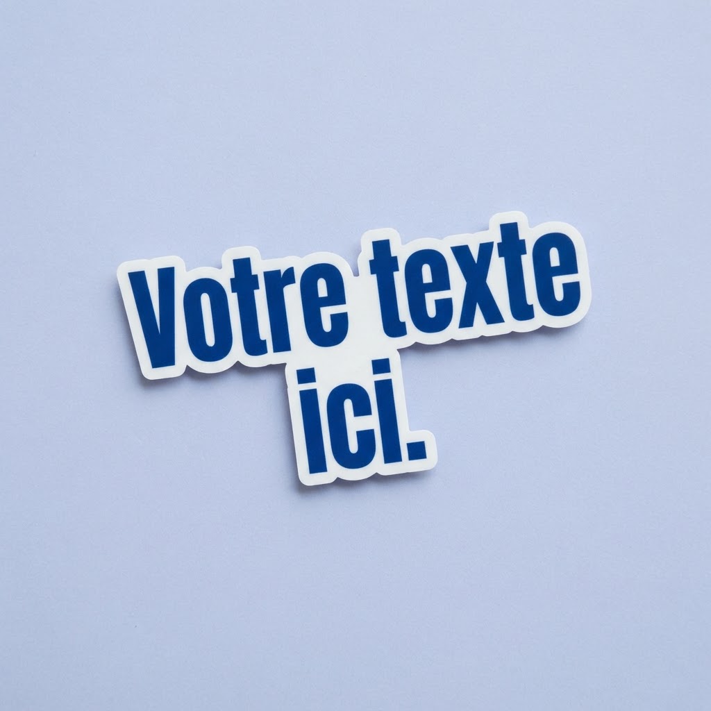 Letras adhesivas personalizadas