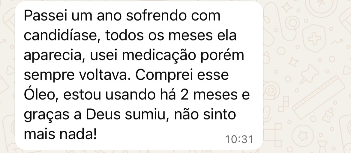 Relato real de dois meses de uso do Óleo Avozon sem mais episódios de candidíase
