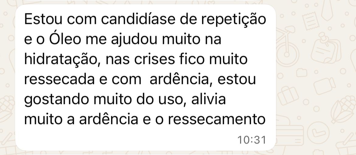 Relato real sobre alívio da ardência e do ressecamento nas crises de candidíase