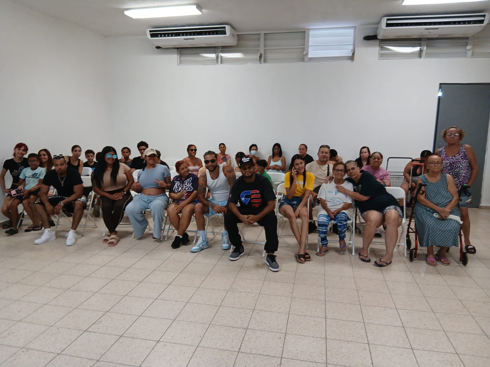 Community giveaway event in Puerto Rico