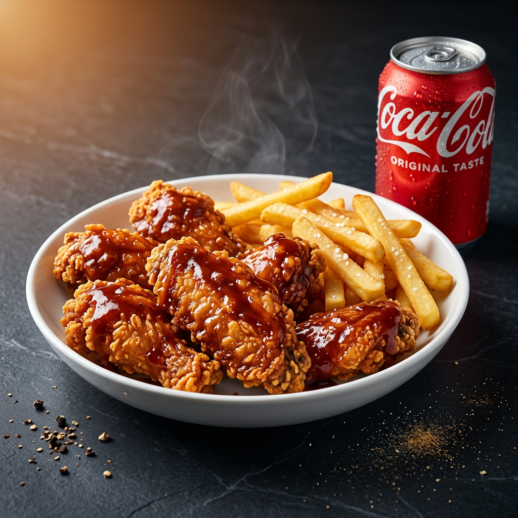 BBQ Wings (6) Meal