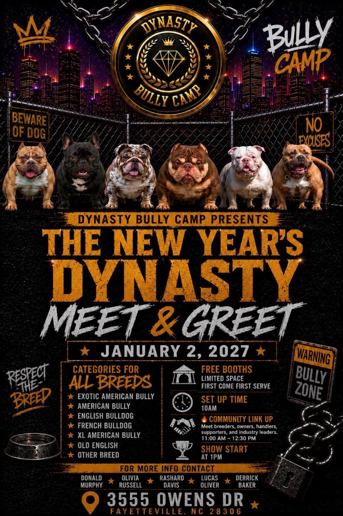 The New Year's Dynasty Meet & Greet Flyer