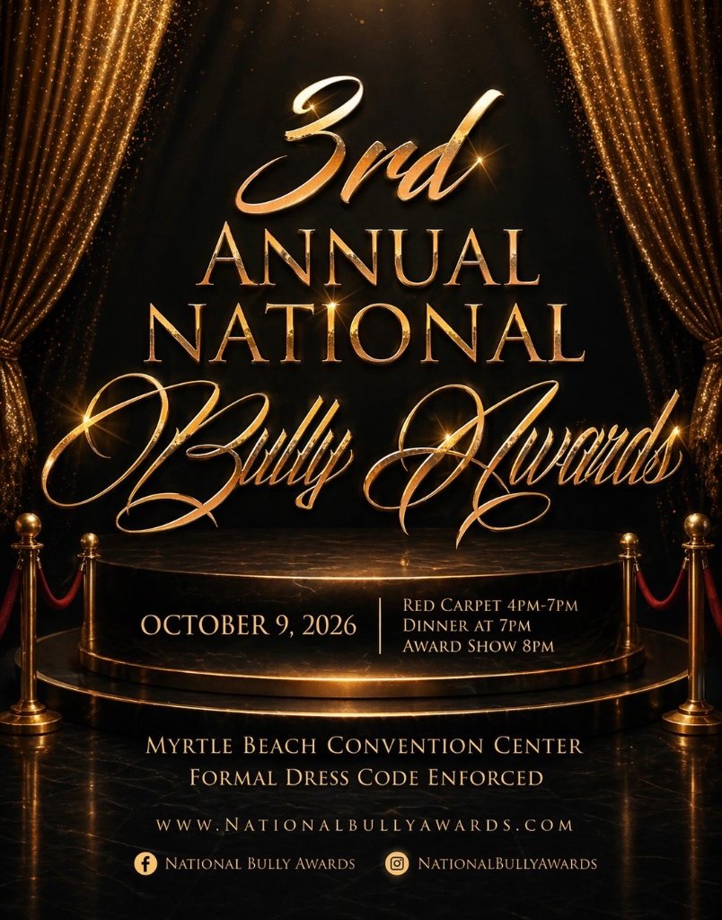3rd Annual National Bully Awards - October 9, 2026