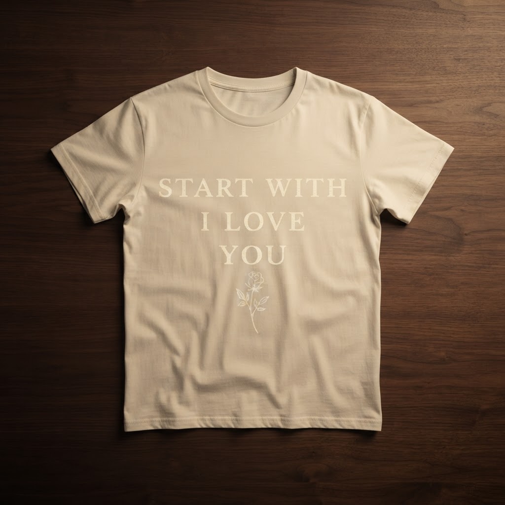 START WITH I LOVE YOU shirt