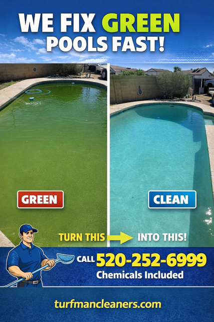 We Fix Green Pools Fast — Green to Clean