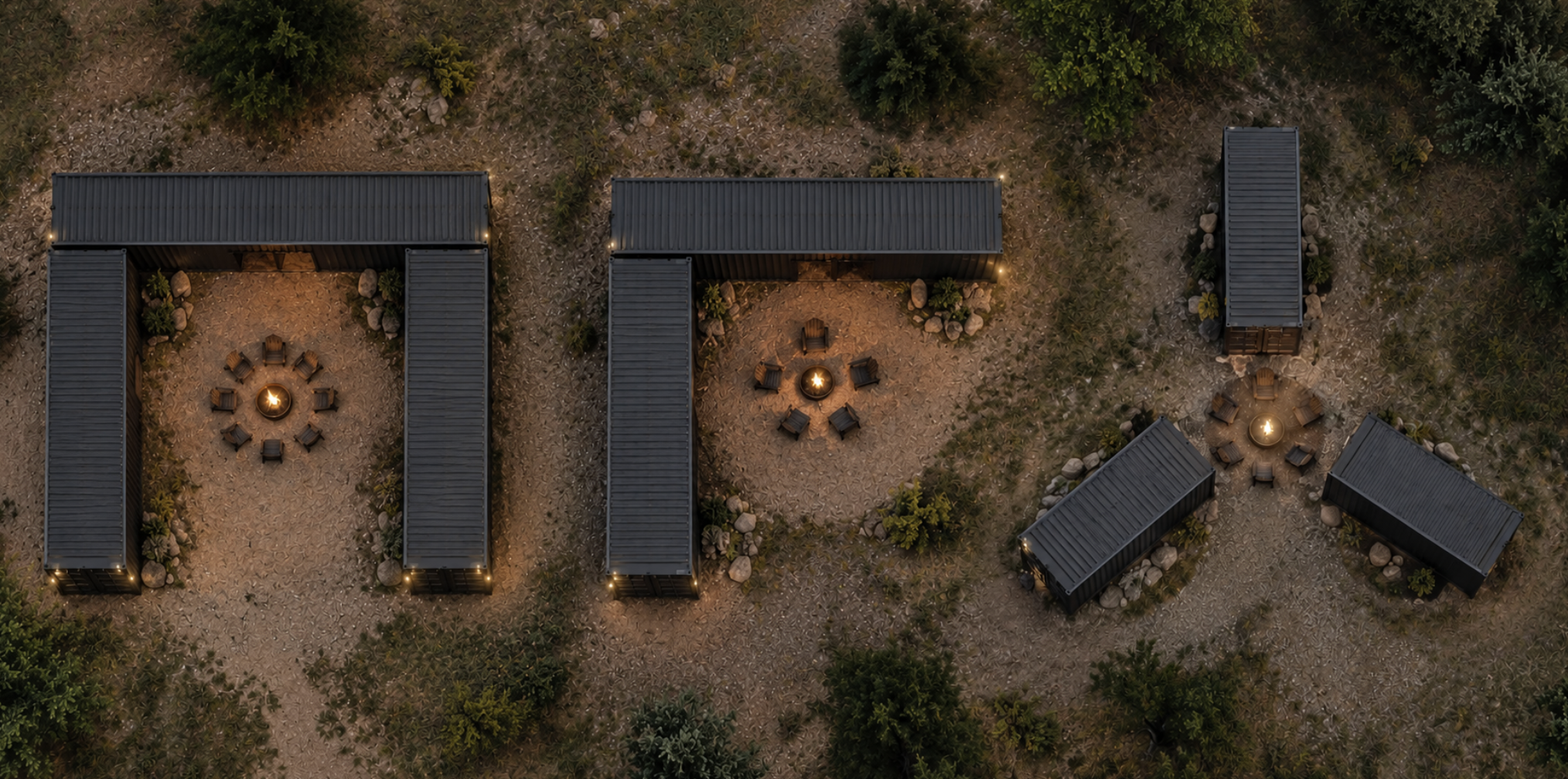 Anchorwrx container home layouts at our Texas location