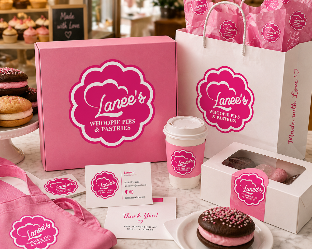 Lanee's Whoopie Pies & Pastries – Brand Identity Package