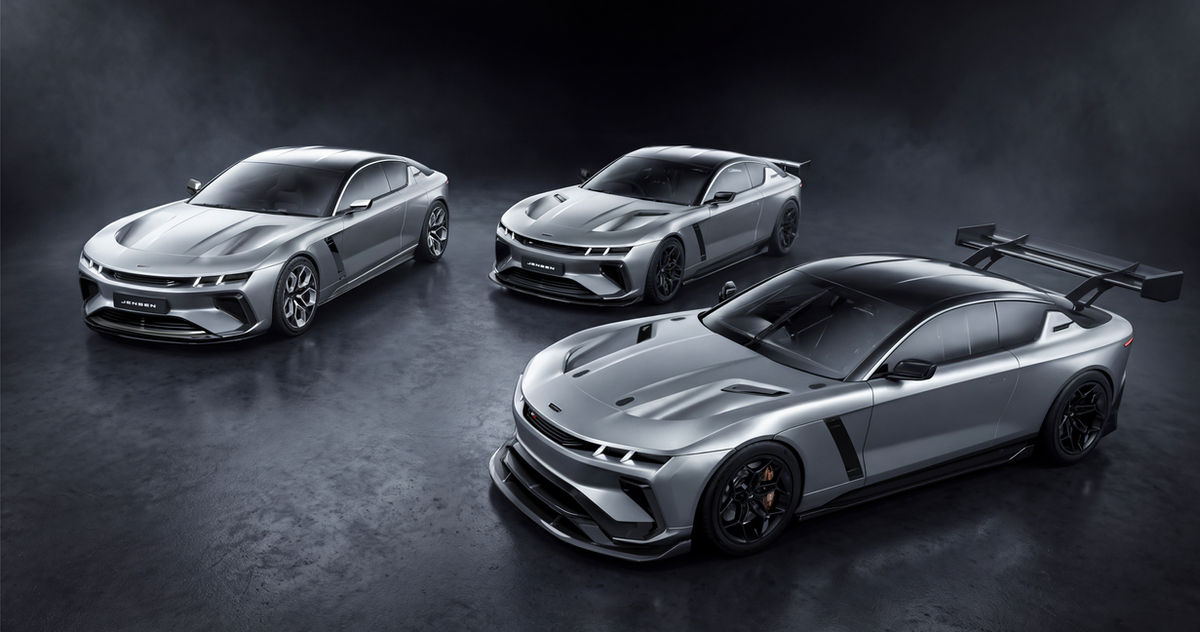 Jensen Interceptor family: GTX track car revealed, GTR and GT planned