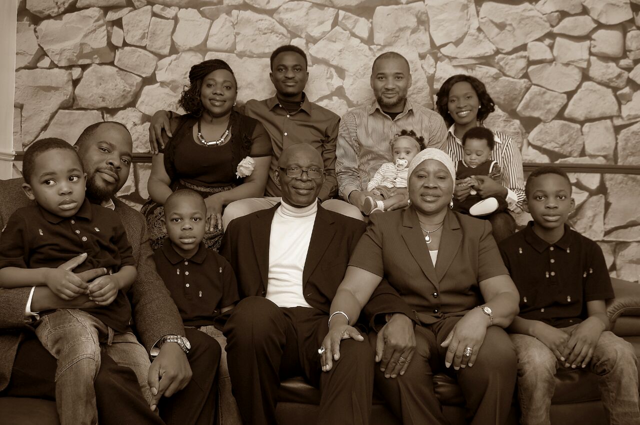 Multi-generational family portrait